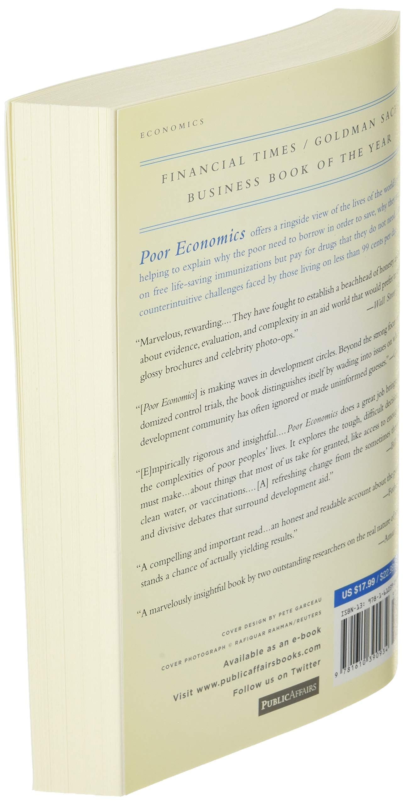 Poor Economics: A Radical Rethinking of Fighting Global Poverty