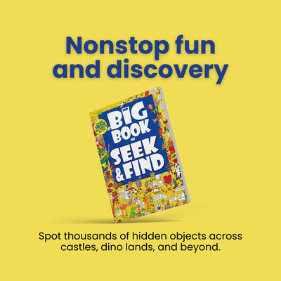 The Big Book of Seek & Find - Spooky Hidden Object Picture Puzzle Book for Kids  Seek and Find Activity Book for Boys & Girls  Boosts Focus & ... for Brain-Training (Search & Find-Big Books)