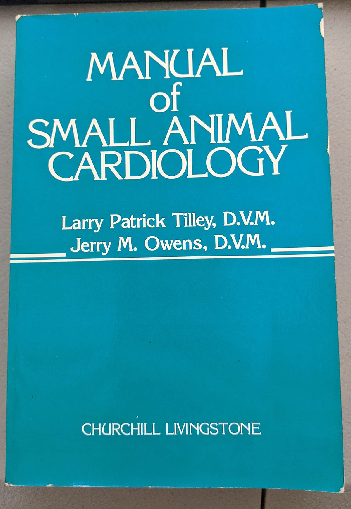 Manual of Small Animal Cardiology