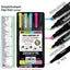 G.T. Luscombe Company, Inc. Zebrite Bible Marking Kit  No Bleed Pigmented Ink  No Fading or Smearing  Double Ended Highlighters, Note Pen & Books of the Bible Ruler/Bookmark (Set of 5 + Ruler)