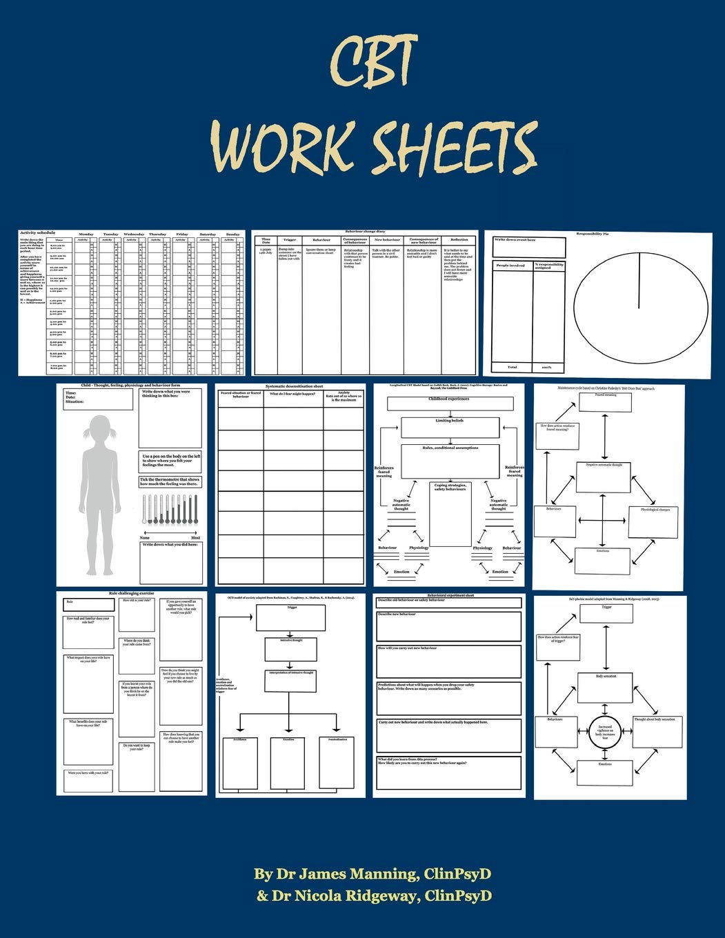 CBT Worksheets: For CBT Therapists in Training by Miakarts Books