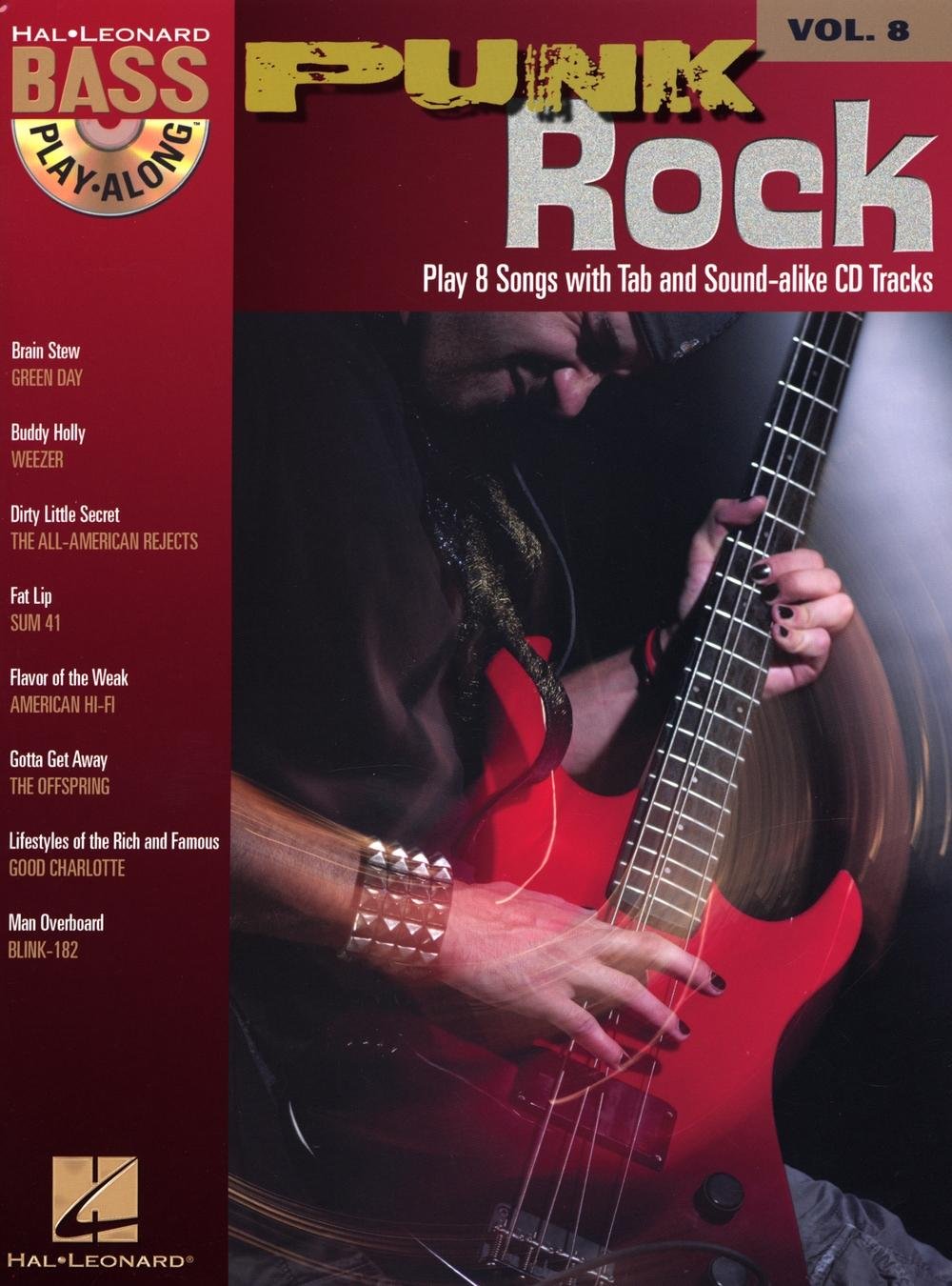 Punk Rock: Bass Play-Along Volume 8 (Bass Play-along, 8)