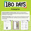 180 Days: Language for Kindergarten Practice Workbook for Classroom and Home, Cool and Fun Practice Created by Teachers