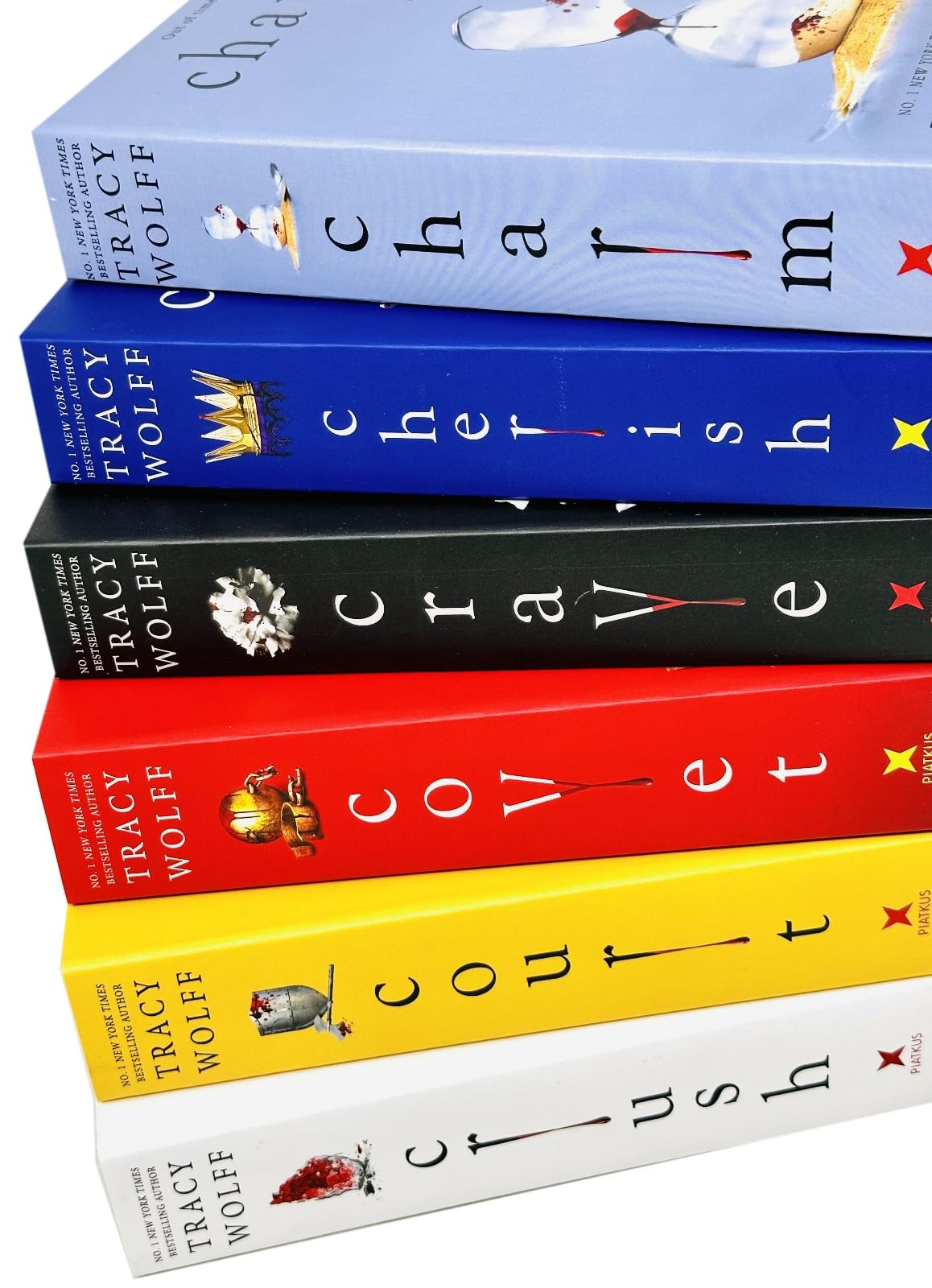 Crave Series Collection 6 Books Set By Tracy Wolff (Crave, Crush, Covet, Court, Charm & Cherish)