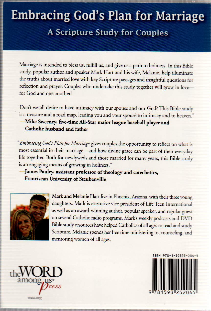 Embracing God's Plan for Marriage: A Bible Study for Couples (Word Among Us Keys to the Bible)