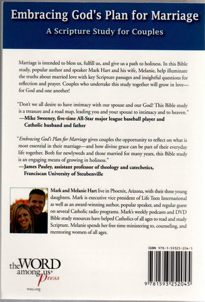 Embracing God's Plan for Marriage: A Bible Study for Couples (Word Among Us Keys to the Bible)