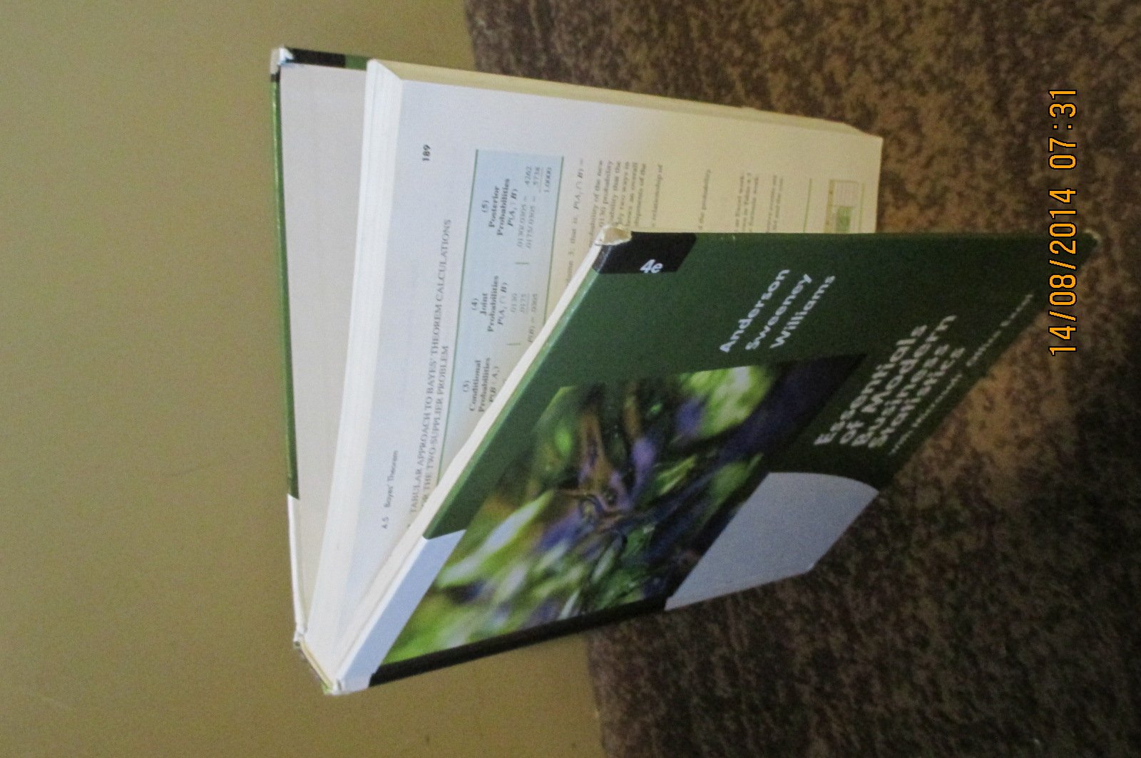 Essentials of Modern Business Statistics (with Online Material Printed Access Card) (Available Titles Aplia)