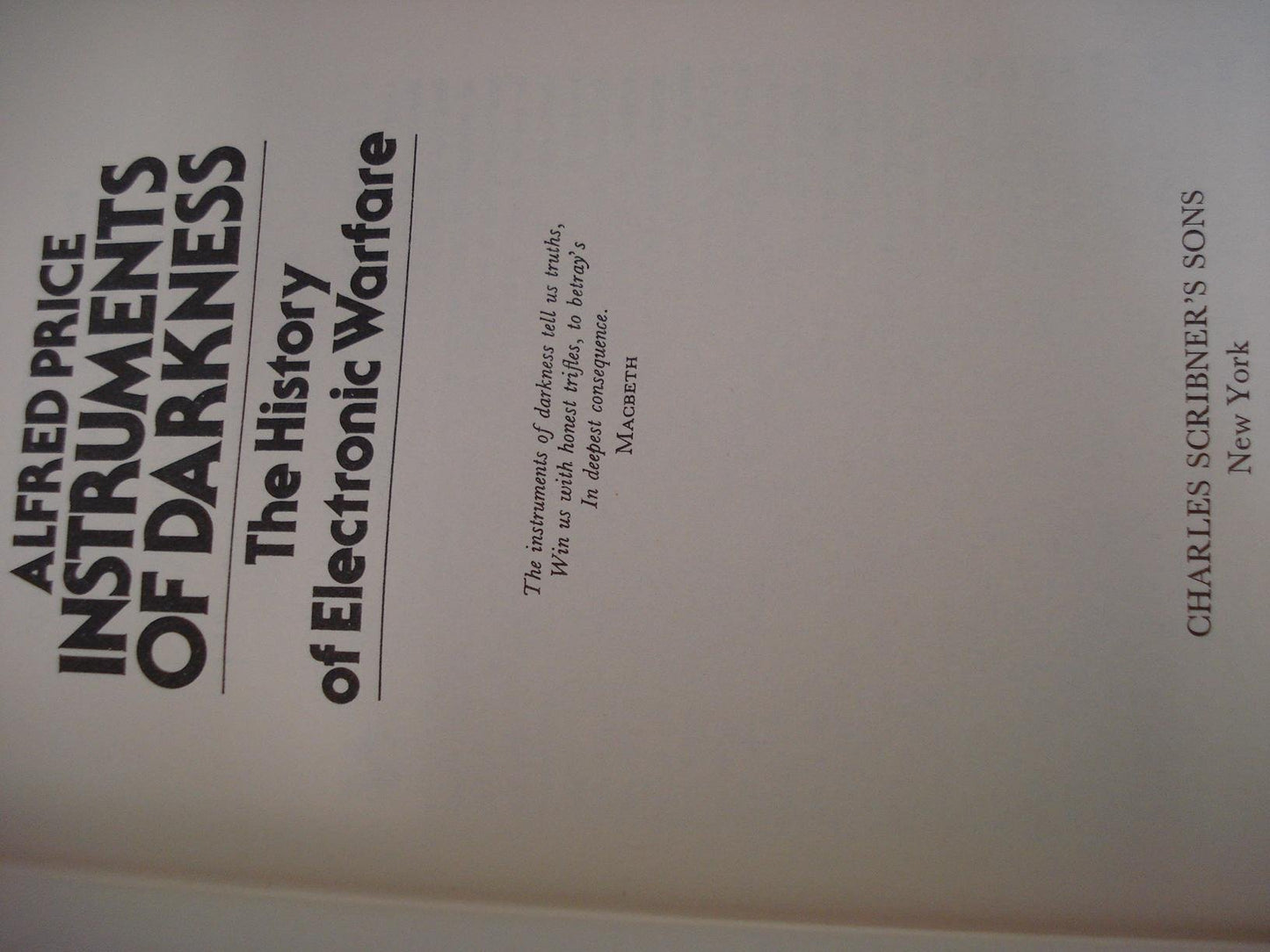 Instruments of Darkness: The History of Electronic Warfare b