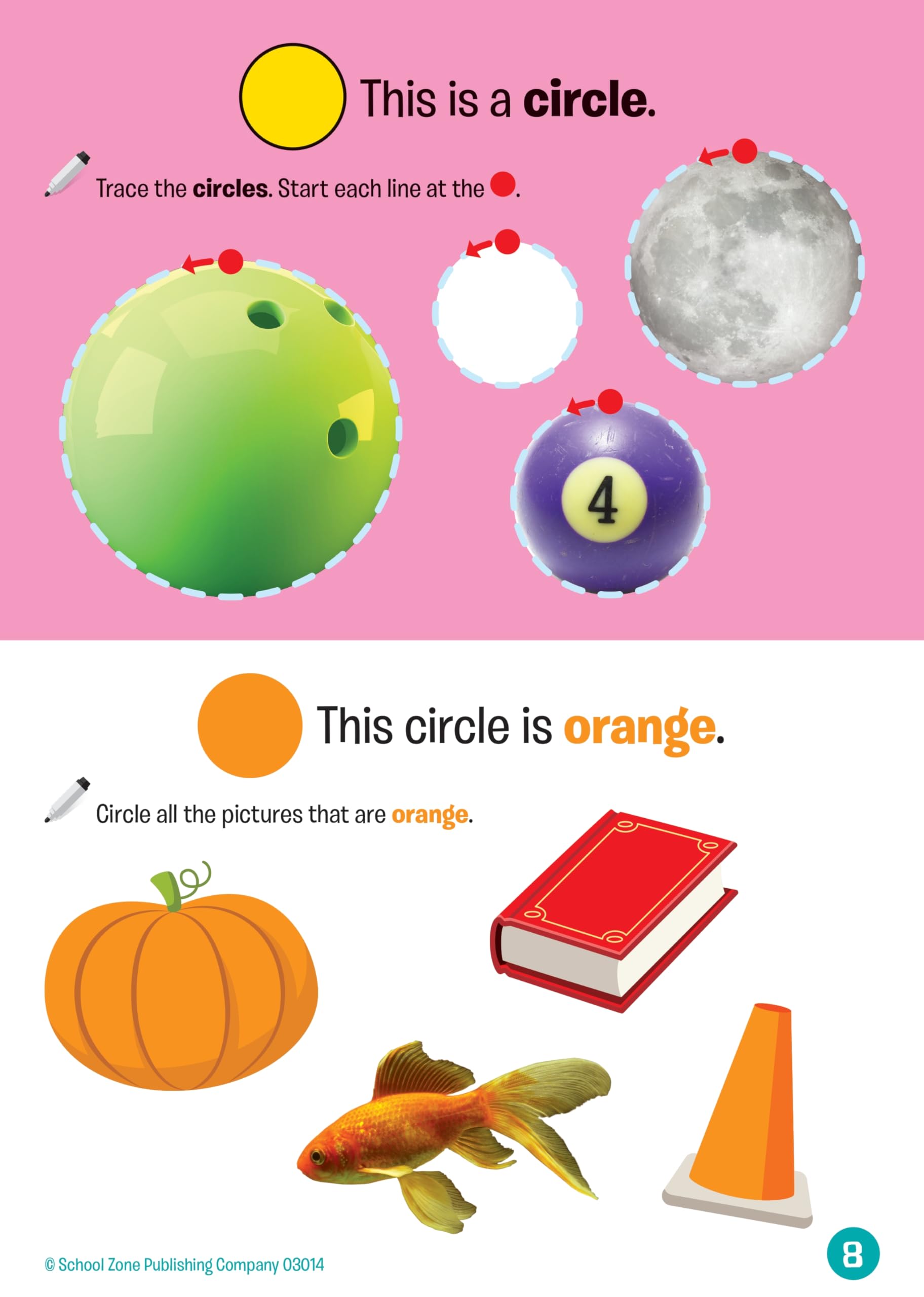 School Zone Preschool Fun! Write & Reuse Workbook: 26 Wipe-Clean Pages, Write-On Learning, Tracing, Numbers, Alphabet, Colors, Shapes, Matching, Ages 3 to 5