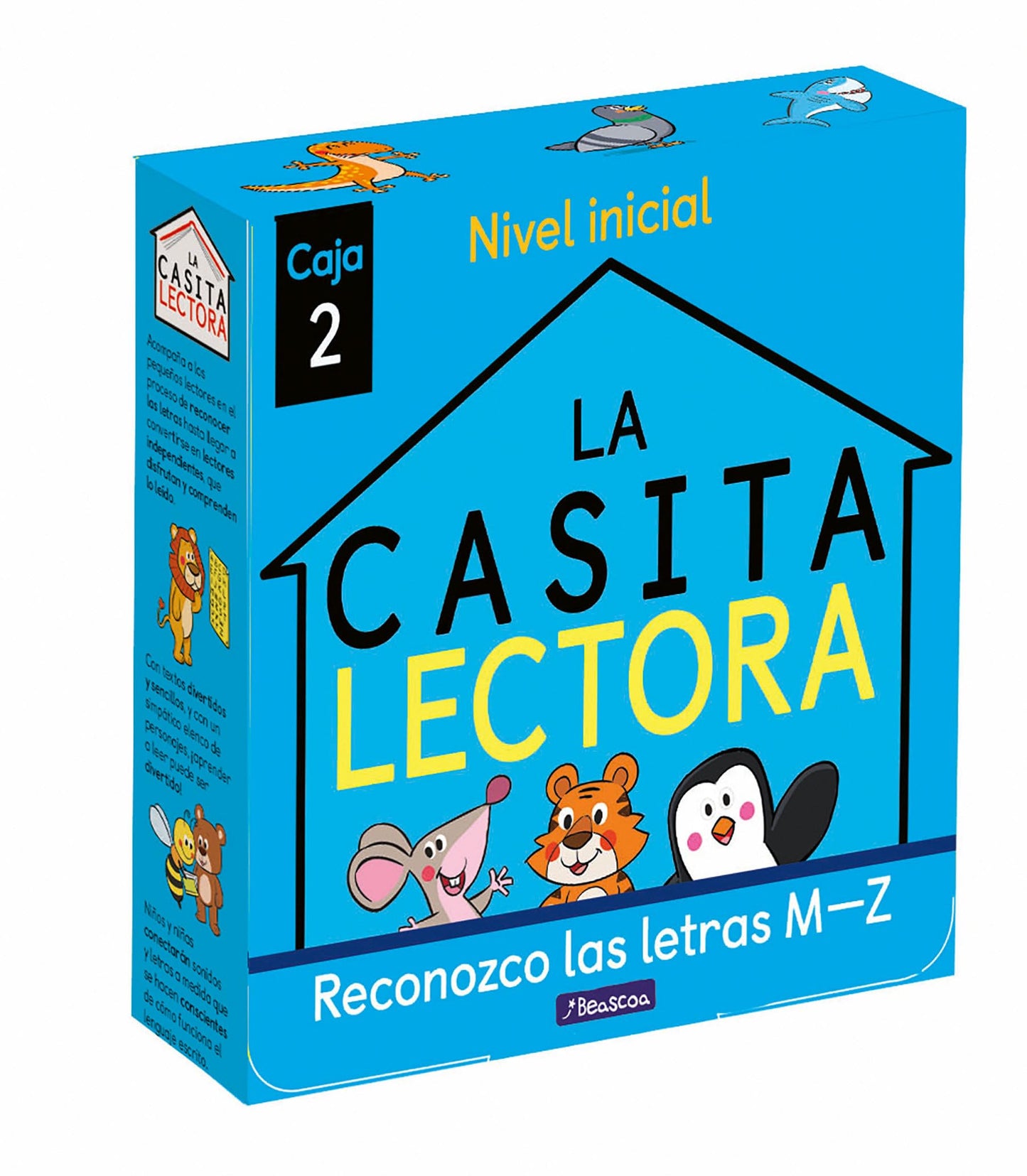 PHONICS IN SPANISH - La casita lectora Caja 2: Reconozco las letras M-Z (Nivel inicial) / The Reading House Set 2: Letter Recognition M-Z (Spanish Edition)