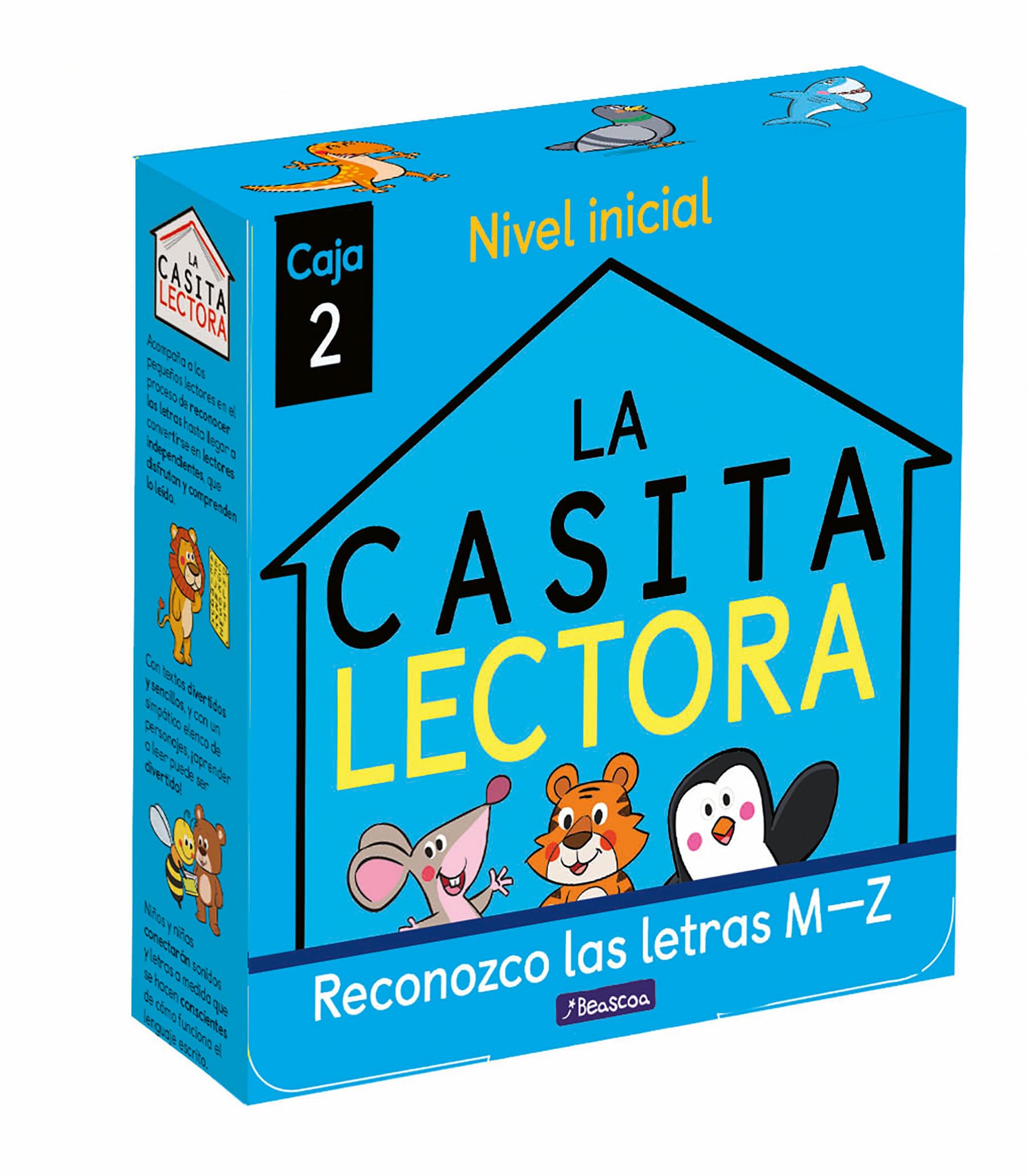 PHONICS IN SPANISH - La casita lectora Caja 2: Reconozco las letras M-Z (Nivel inicial) / The Reading House Set 2: Letter Recognition M-Z (Spanish Edition)