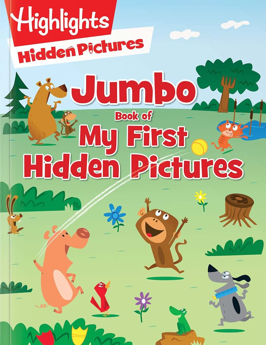 Jumbo Book of My First Hidden Pictures: Over 115 Hidden Pictures Puzzles in Highlights Activity Book, Seek and Find Puzzles for Kids 3 and Up (Highlights Jumbo Books & Pads)