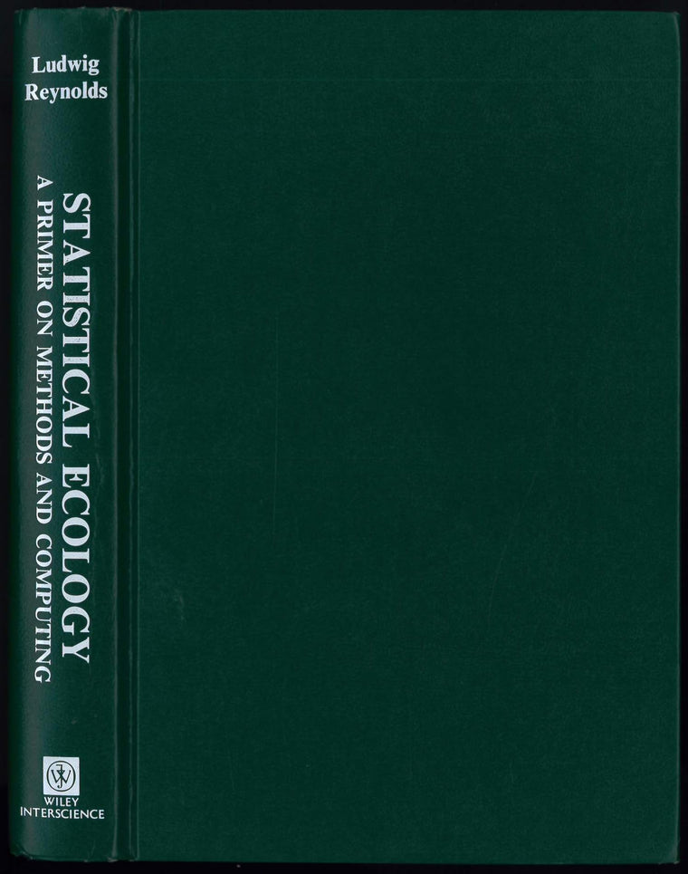 Statistical Ecology: A Primer in Methods and Computing — back cover