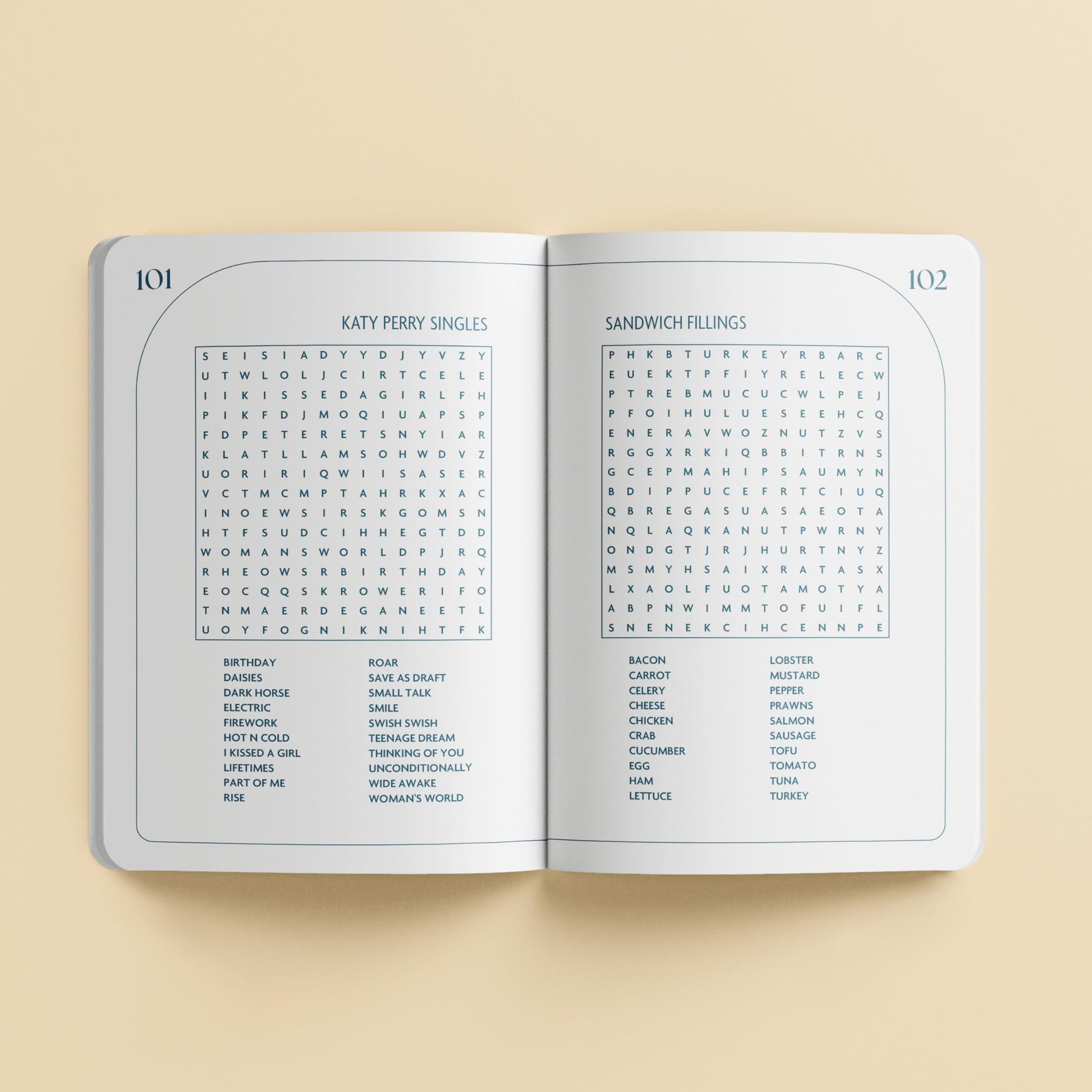 Faux Suede Puzzles: Word Search