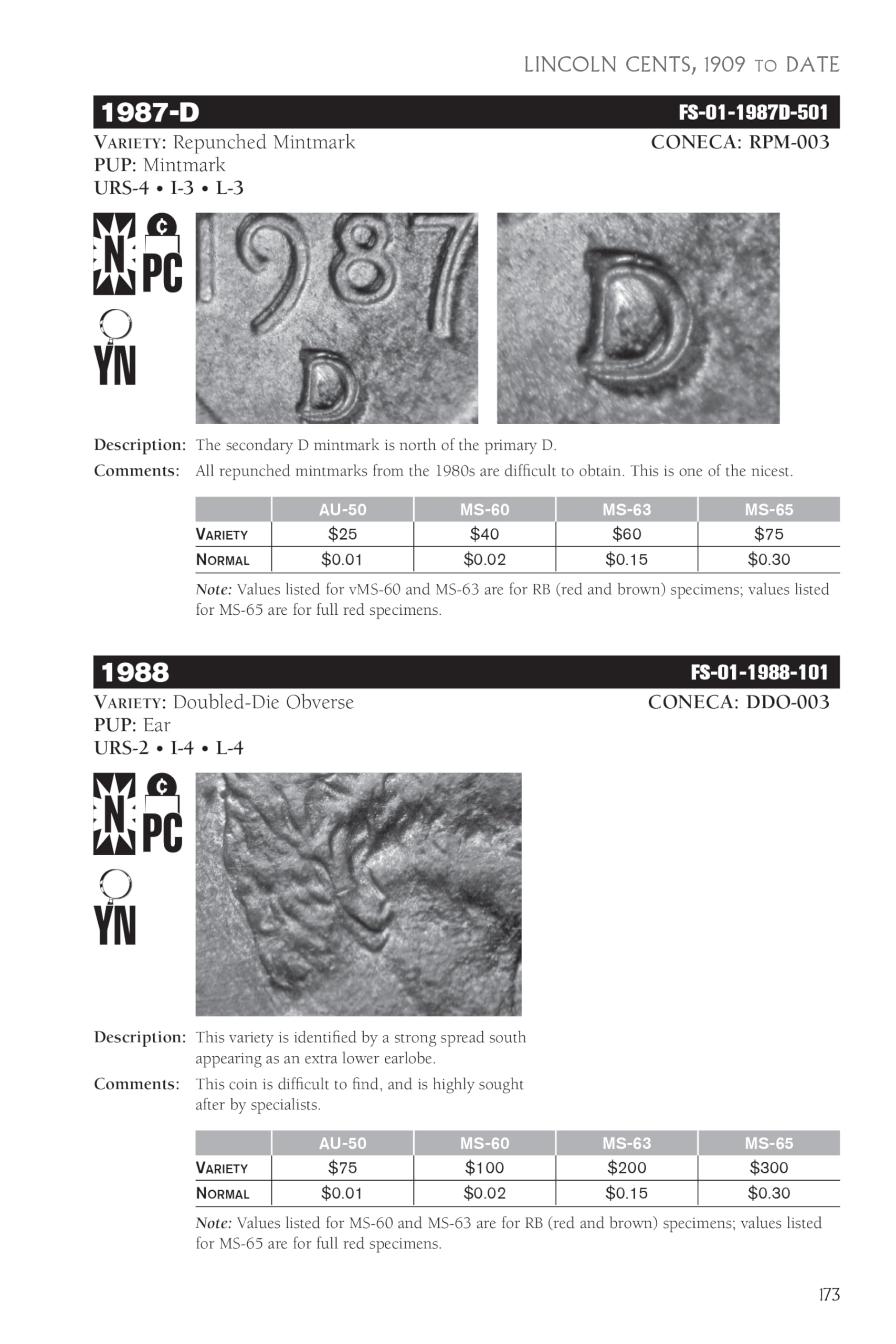 Cherrypickers' Guide To Rare Die Varieties of United States Coins, Volume 1 (Cherrypicker's Guides)