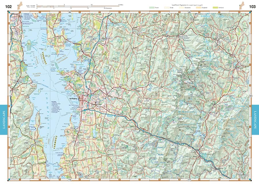 New England Road and Recreation Atlas - 1st Edition, 2025 (Benchmark)
