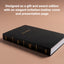 KJV Gift and Award Bible, Black Imitation Leather, KJV Holy Bible, Red Letter, Pure Cambridge Text, Presentation Page, Easy-to-Read Bible MCM Type