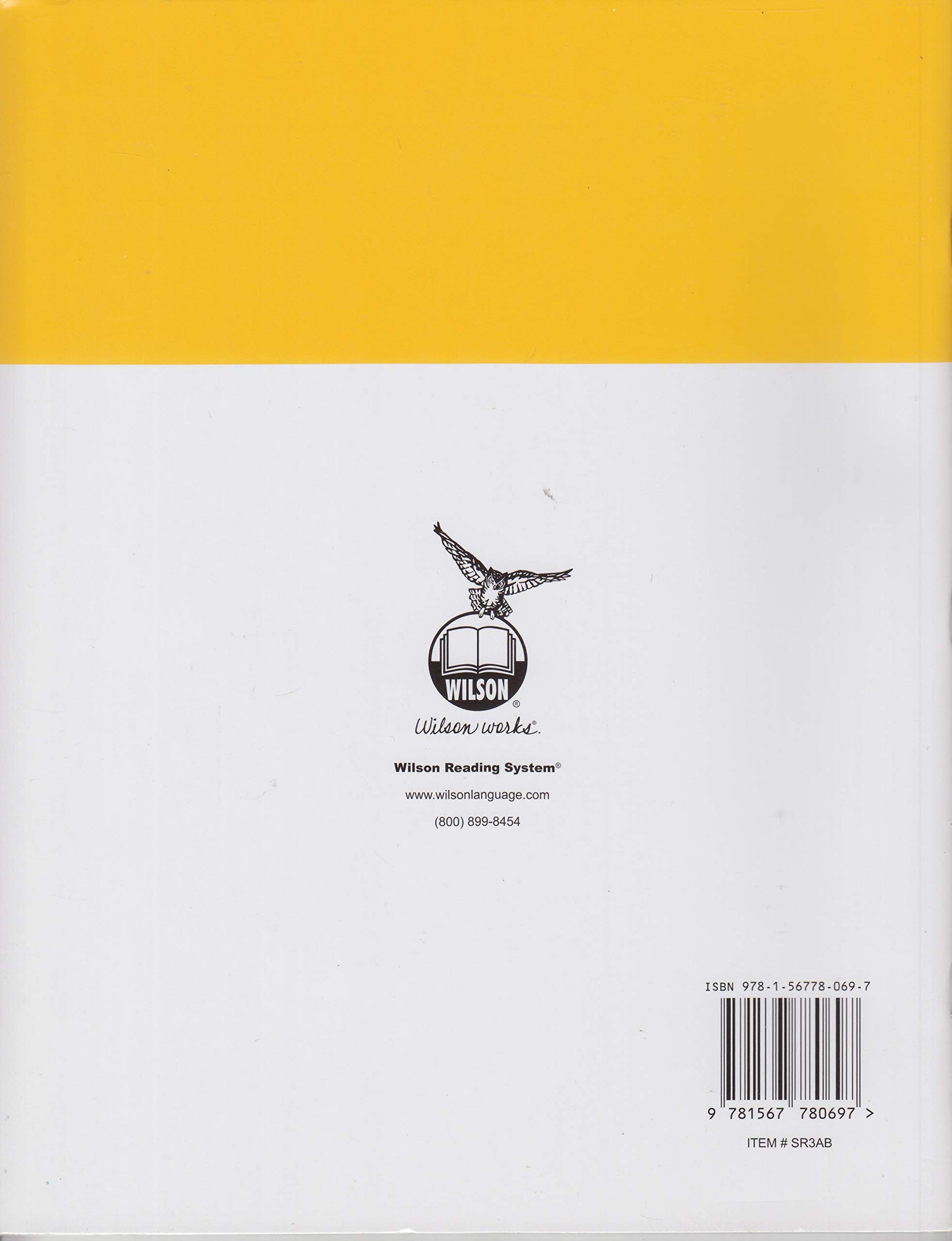 Wilson Reading System Student Reader Three