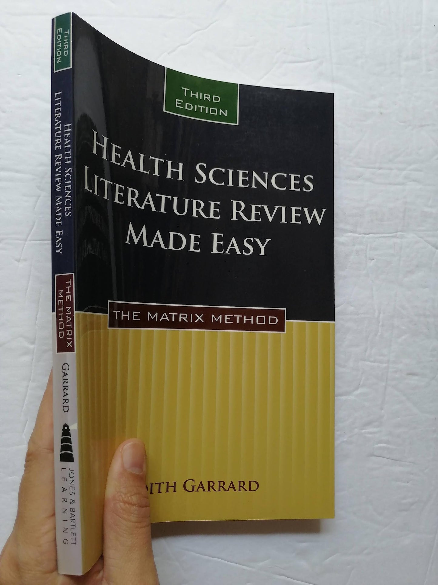 Health Sciences Literature Review Made Easy: The Matrix Method