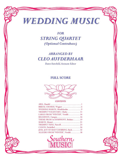 Wedding Music: Conductor Score