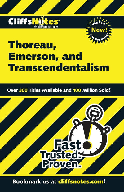 CliffsNotes on Thoreau, Emerson, and Transcendentalism (CliffsNotes on Literature)