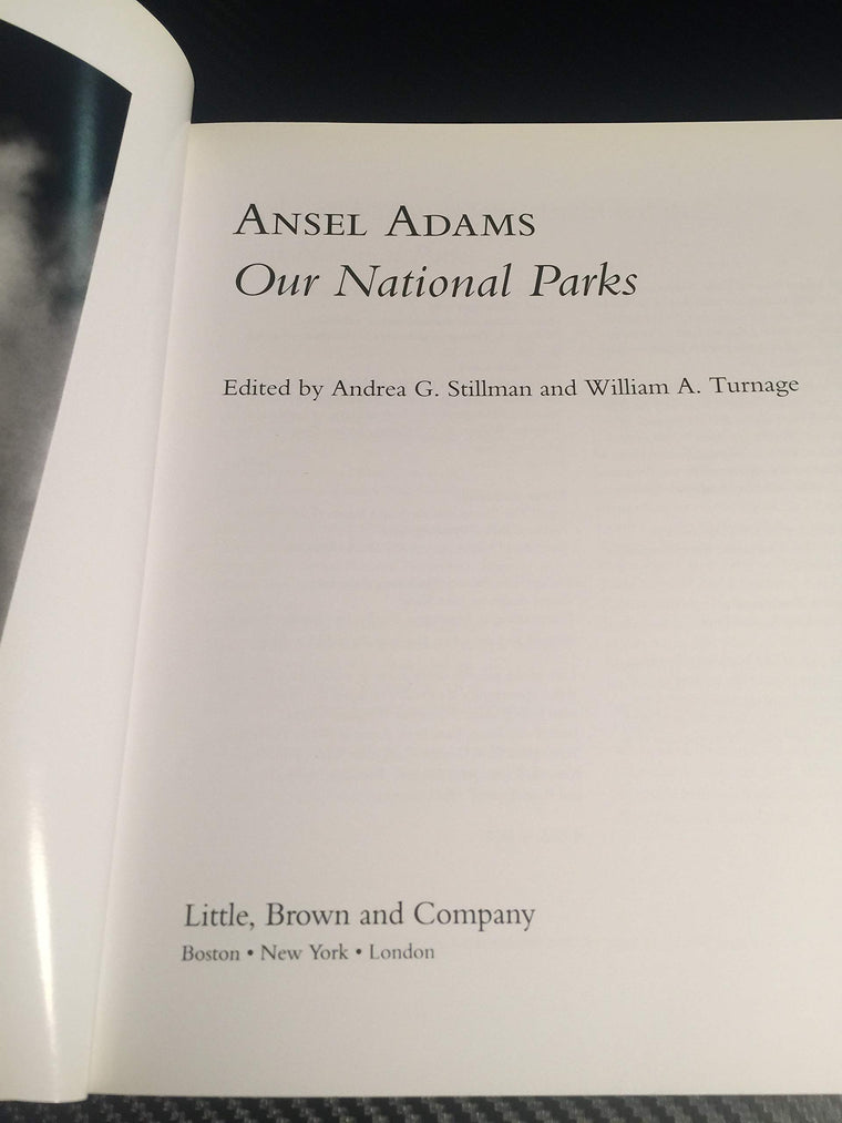 Ansel Adams: Our National Parks — back cover