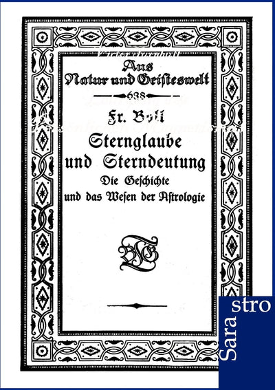 Sternglaube und Sterndeutung (German Edition)