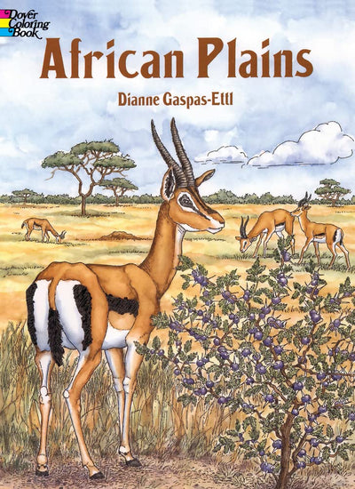 African Plains Coloring Book (Dover Nature Coloring Book)