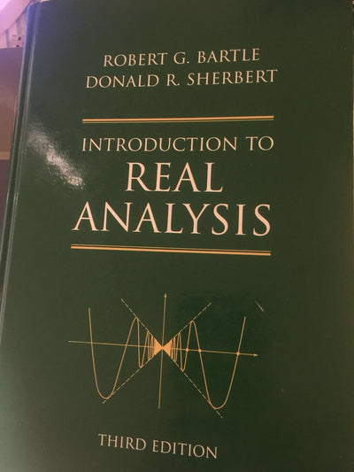 Introduction to Real Analysis, 3rd Edition by Bartle, Robert
