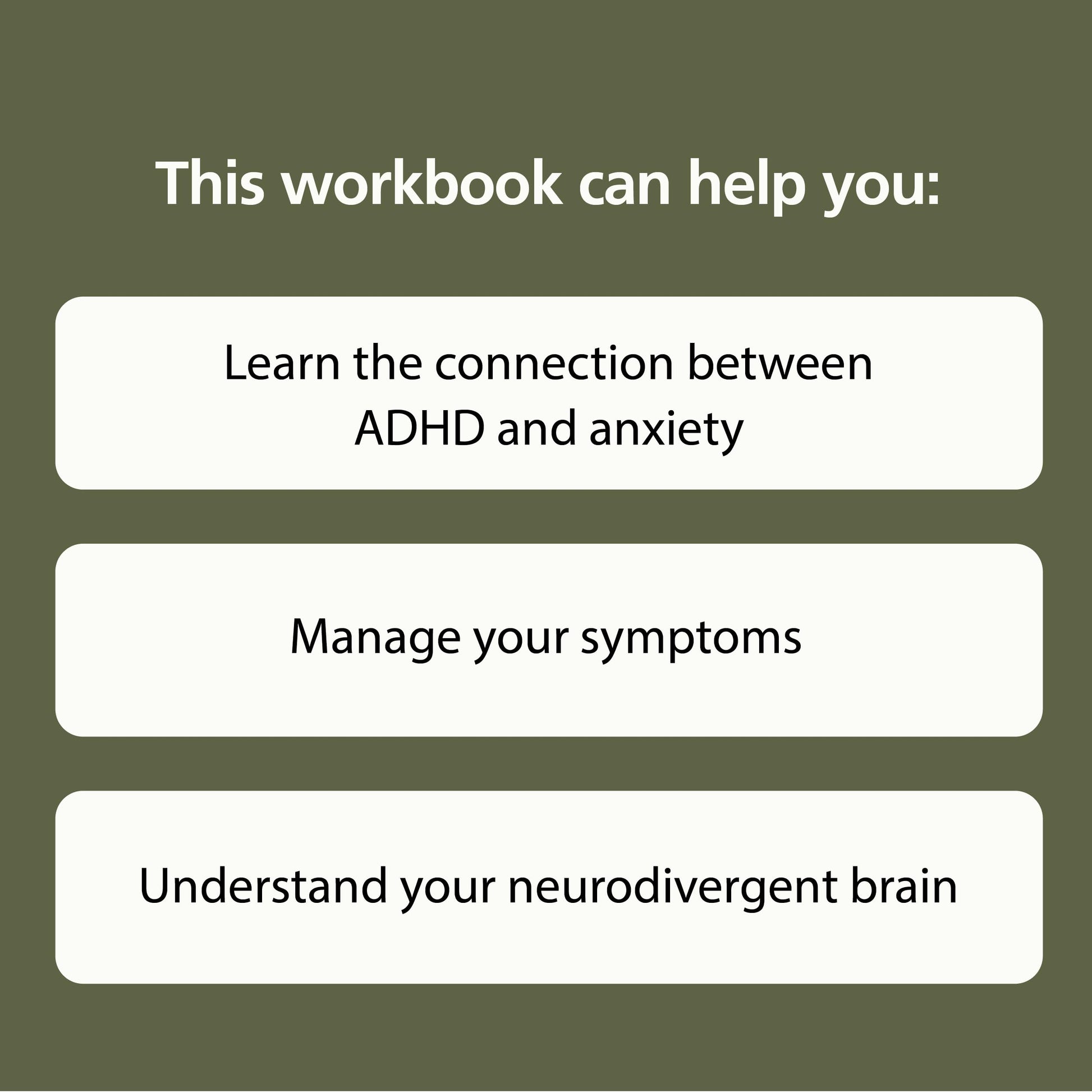 The Adult ADHD and Anxiety Workbook: Cognitive Behavioral Therapy Skills to Manage Stress, Find Focus, and Reclaim Your Life