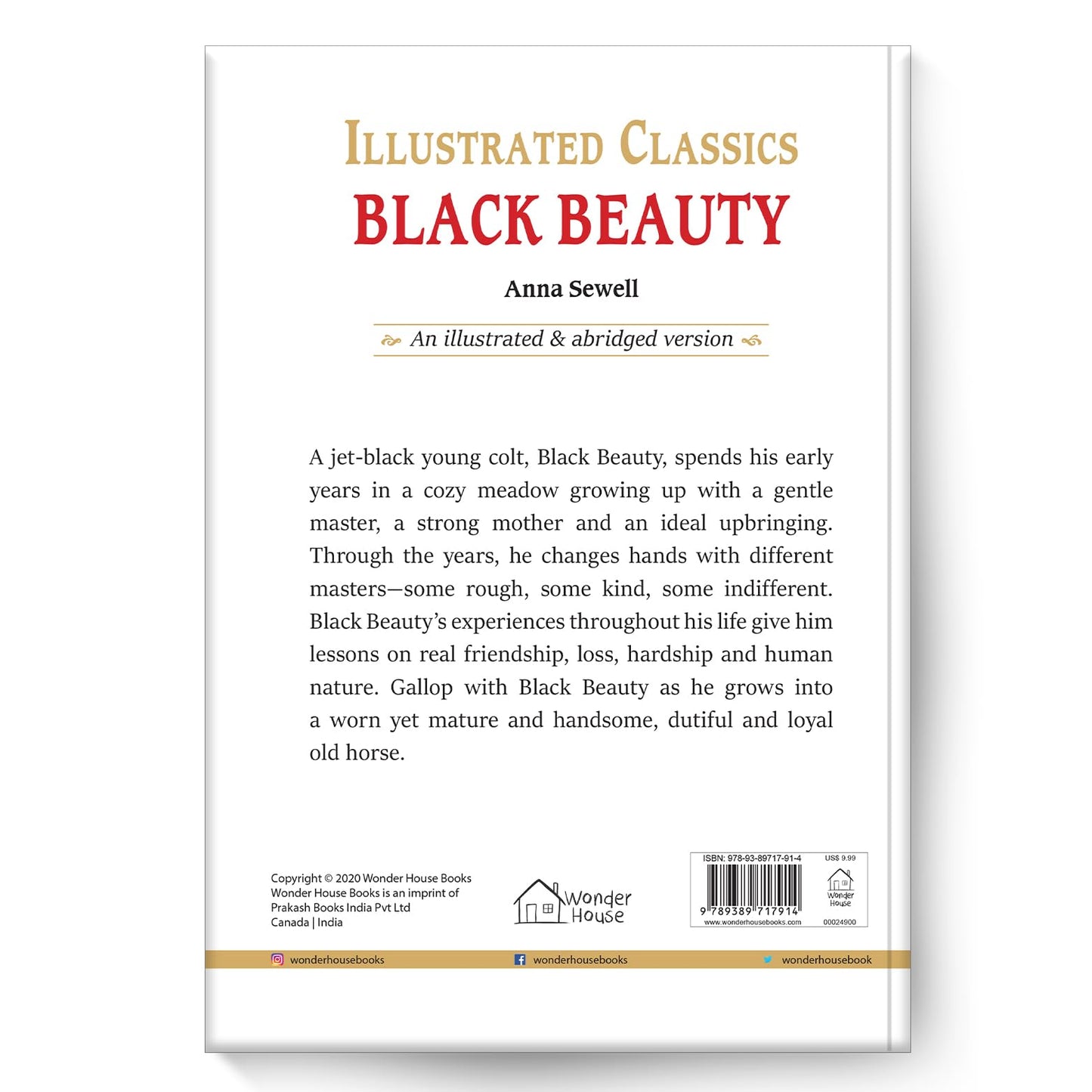 Illustrated Classics - Black Beauty: Abridged Novels With Review Questions