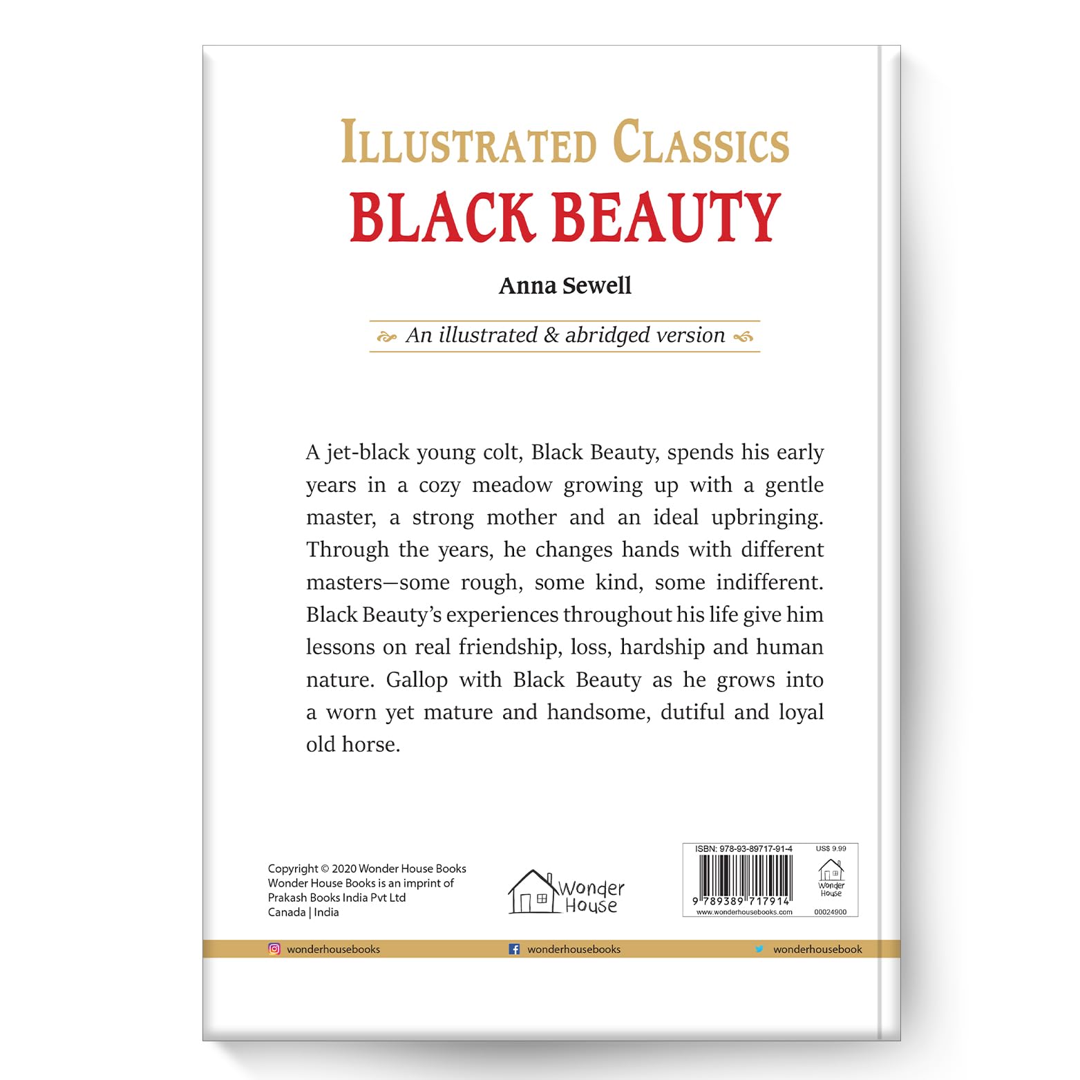Illustrated Classics - Black Beauty: Abridged Novels With Review Questions
