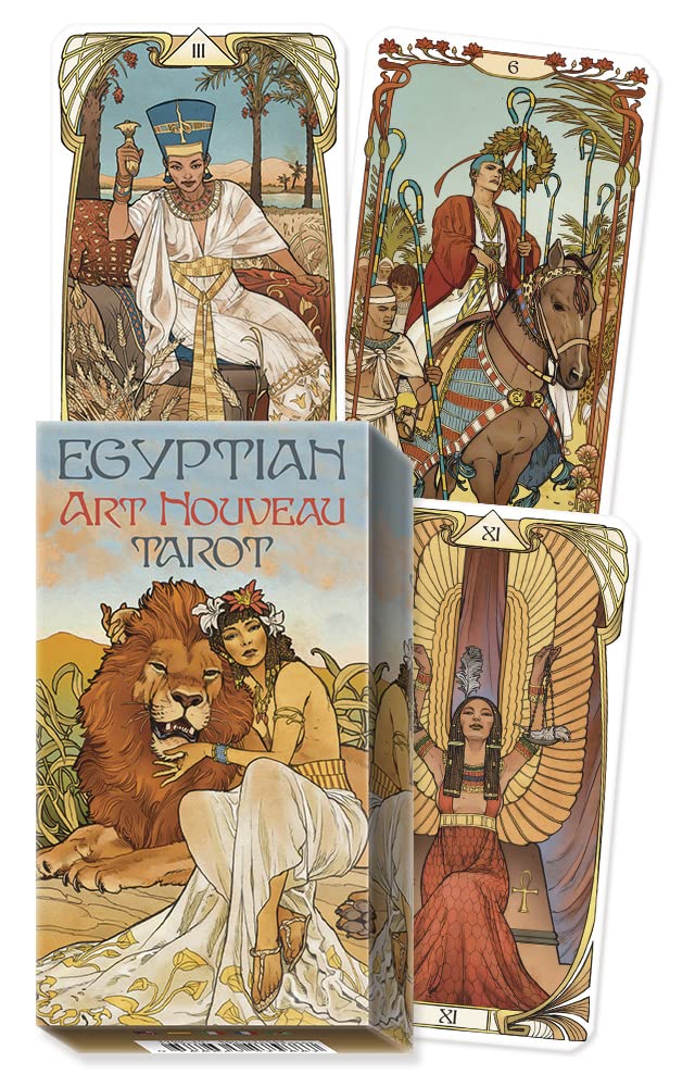 Egyptian Art Nouveau Tarot by Massaglia, Giulia Francesca