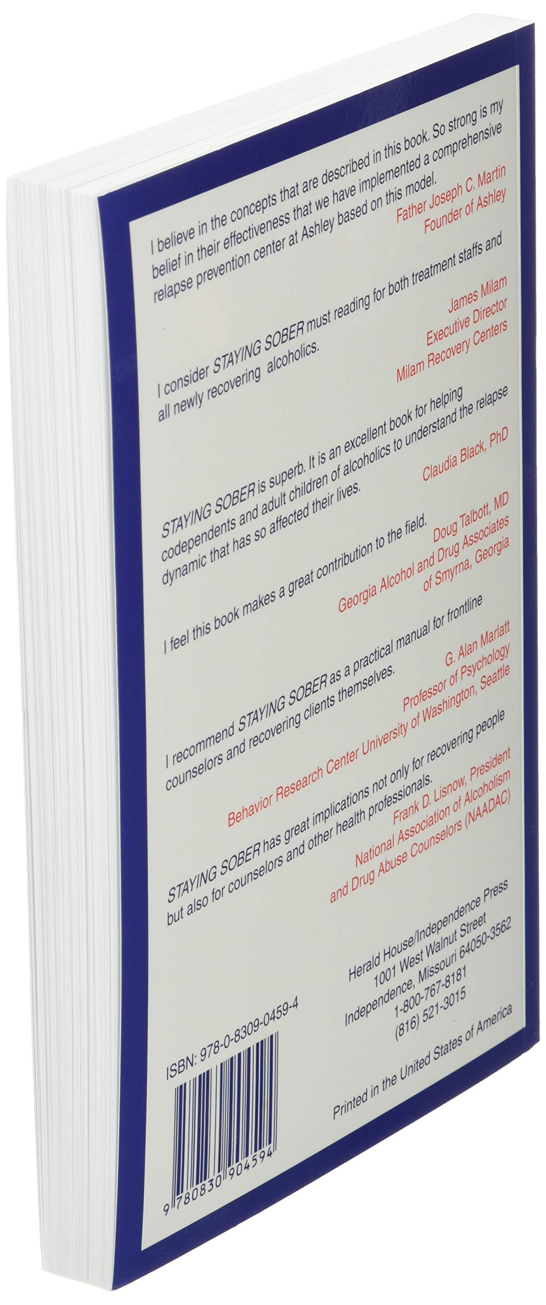Staying Sober: A Guide for Relapse Prevention