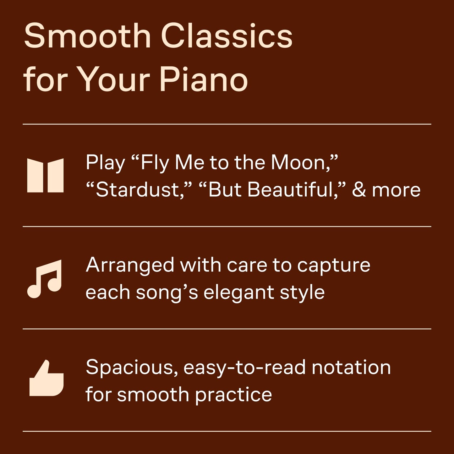 Cocktail Piano Classics - Easy Piano Songbook with 50 Jazz Standards and American Songbook Favorites for Piano Players  Includes Fly Me to the Moon, Moon River, Stardust and many more