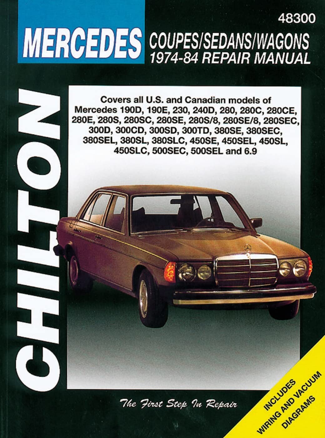 Mercedes Coupes, Sedans, and Wagons, 1974-84 Repair Manuals
