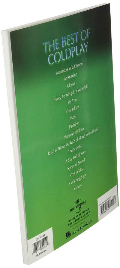 The Best of Coldplay for Easy Piano Sheet Music Songbook