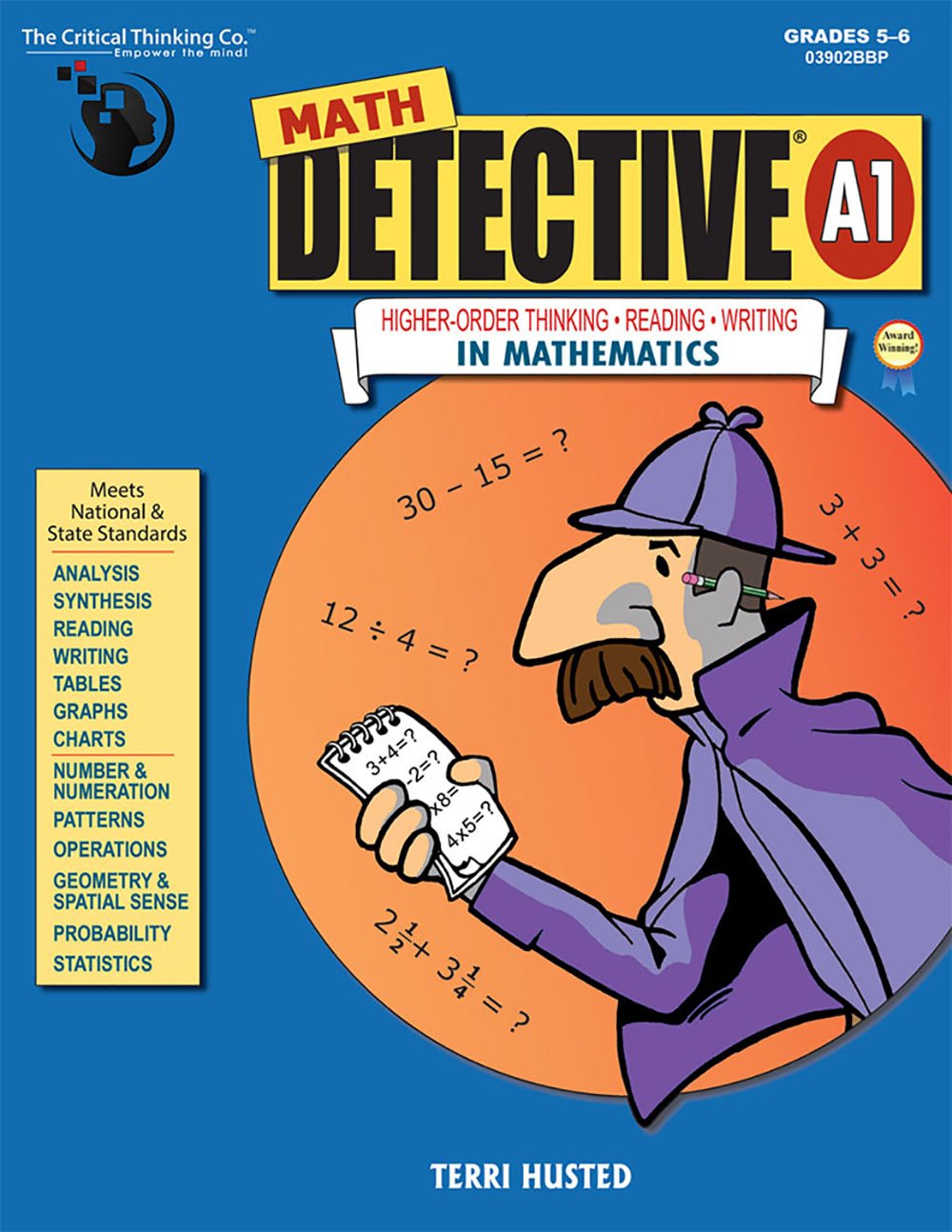 Math Detective A1 Workbook - Higher-Order Thinking, Reading, & Writing in Mathematics (Grades 5-6)