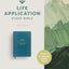 NLT Life Application Study Bible, Third Edition (LeatherLike, Teal Blue, Red Letter)