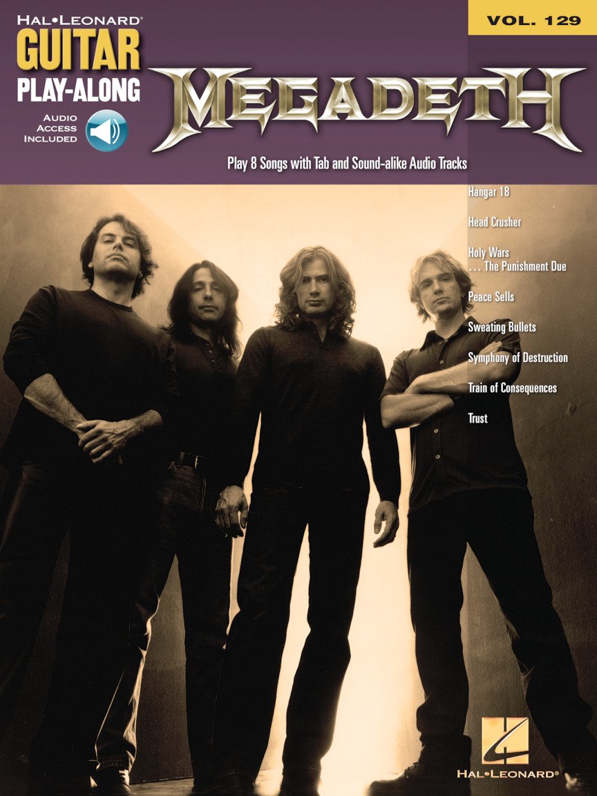 Megadeth - Guitar Play-Along Volume 129 Book/Online Audio