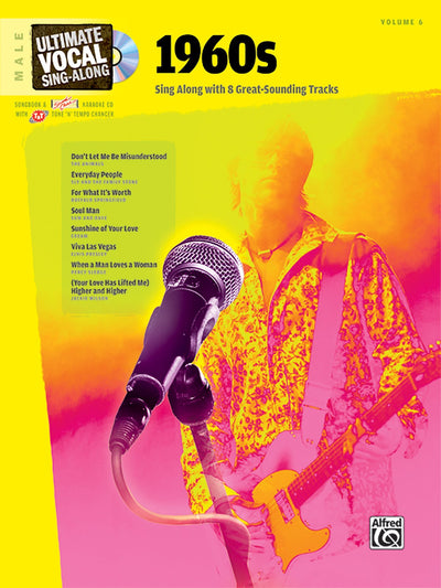 Ultimate Vocal Sing-Along 1960s: Male Voice, Book & Enhanced CD