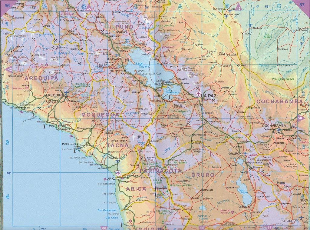 South America 1:3,000,000 Travel Atlas by ITM Canada
