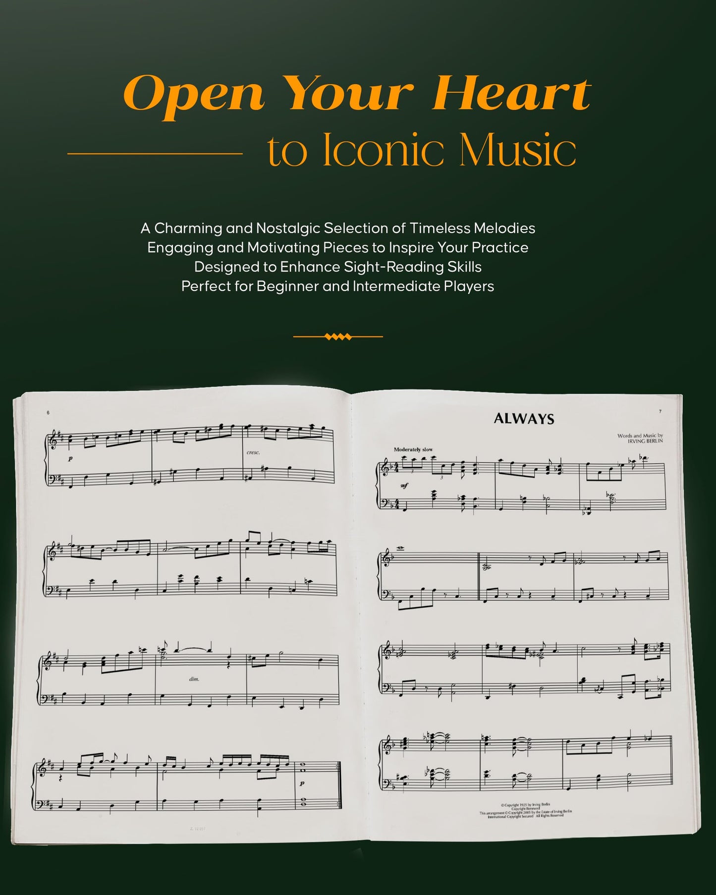 100 of the Most Beautiful Piano Solos Ever - Piano Sheet Music Book