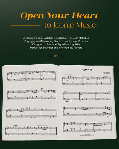 100 of the Most Beautiful Piano Solos Ever - Piano Sheet Music Book