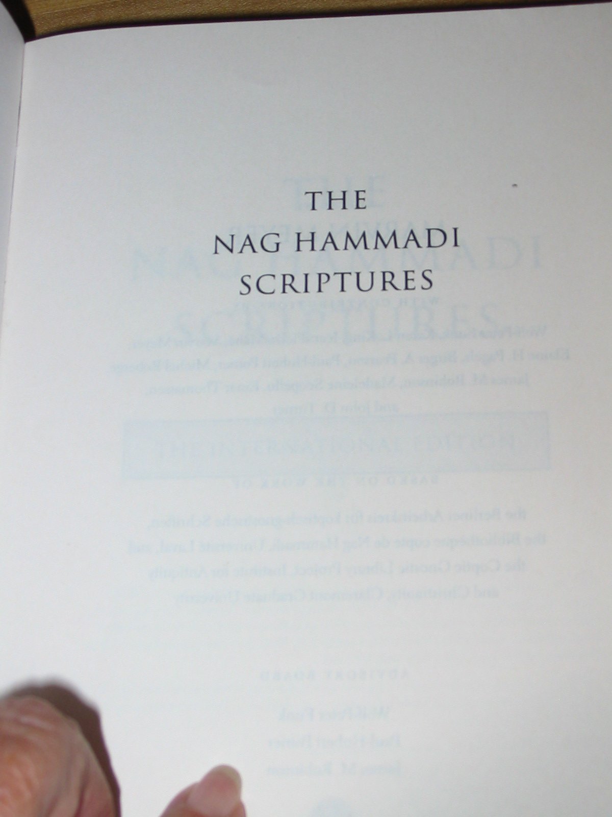 The Nag Hammadi Scriptures: The International Edition by Mey