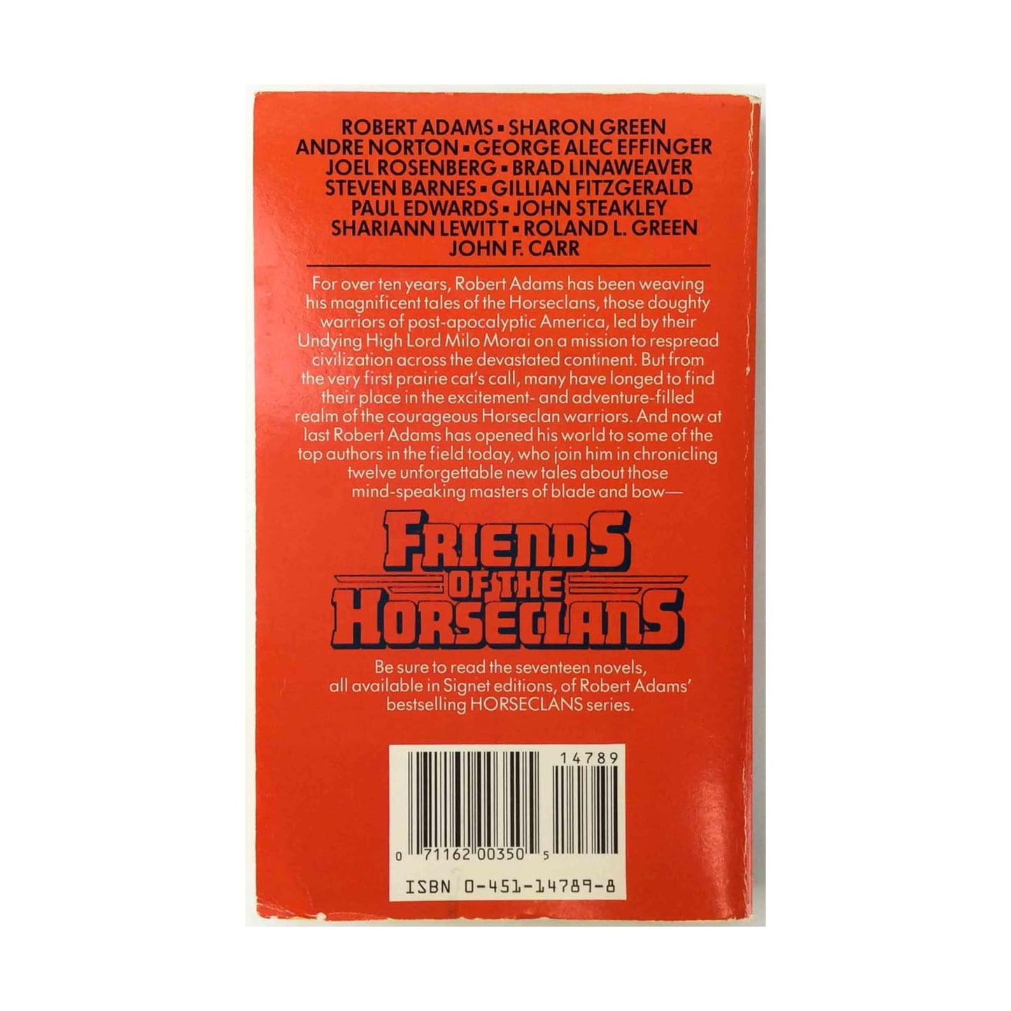 Friends of the Horseclans by (Franklin) Robert Adams