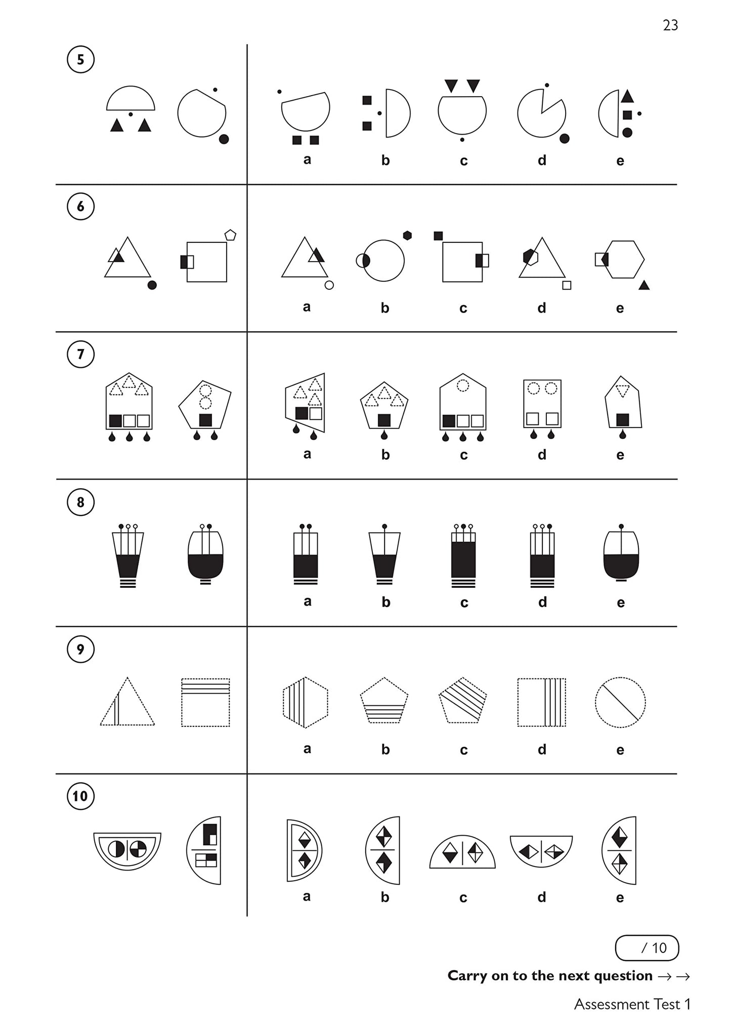 New 11+ GL Non-Verbal Reasoning Practice Book & Assessment Tests - Ages 10-11 (with Online Edition) (CGP 11+ GL)