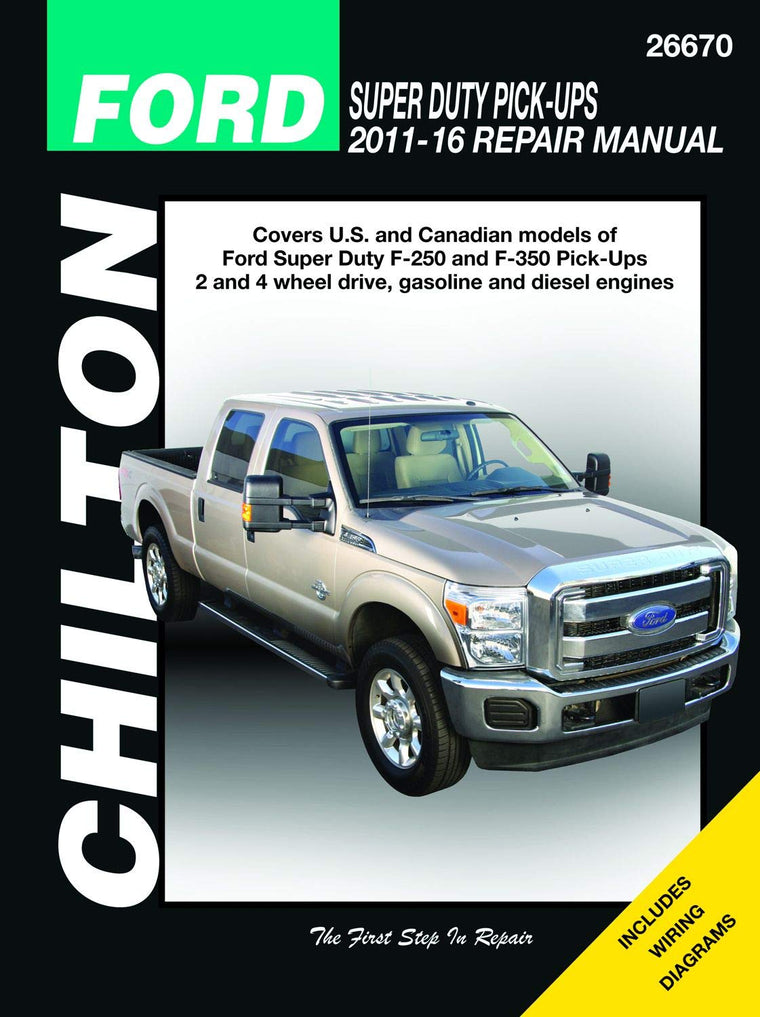 Ford Super-Duty F-250 & Super-Duty F-350 2WD & 4WD Gas & Diesel Pick-ups 2011-16