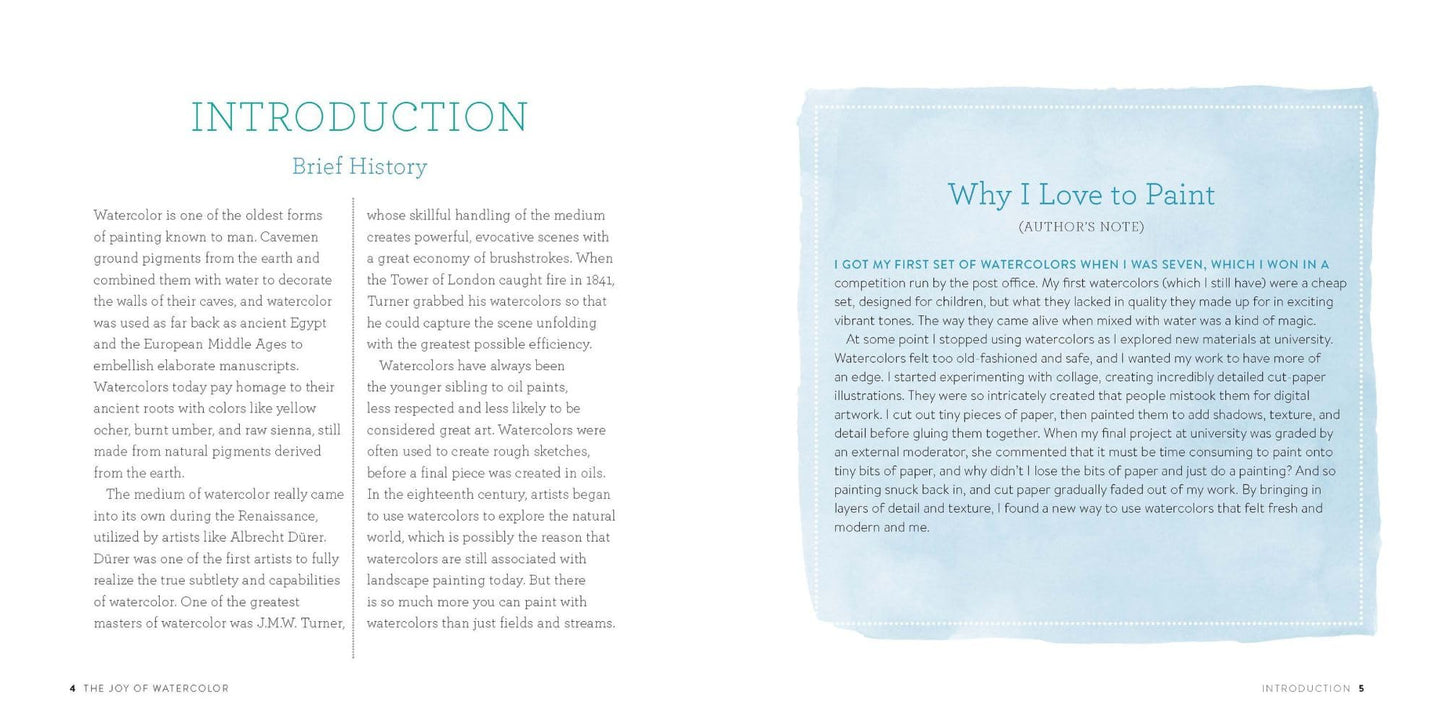The Joy of Watercolor: 40 Happy Lessons for Painting the World Around You