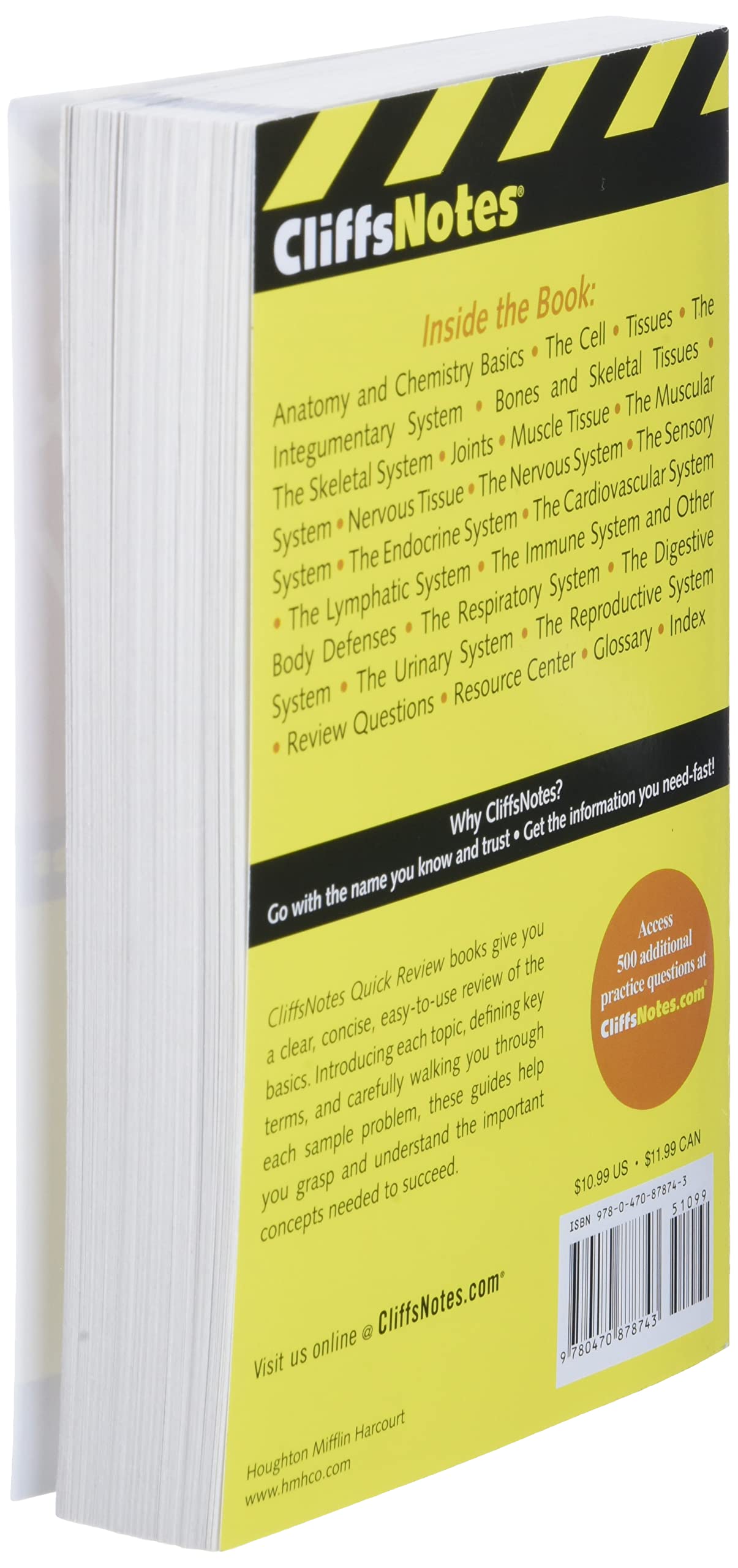 CliffsNotes Anatomy & Physiology Quick Review, 2ndEdition (Cliffsnotes Quick Review)